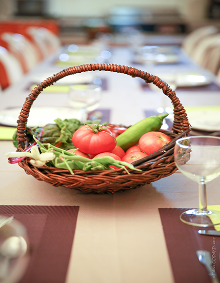 Panier restaurant abbaye de valsaintes
