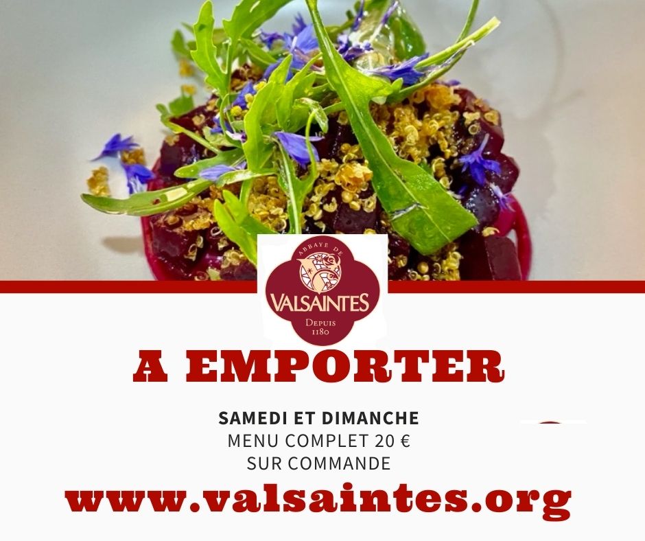 nouveau plat à emporter restaurant valsaintes